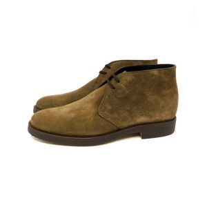 Antica cuoieria alta lacci camoscio