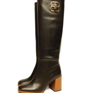 Bervicato stivale nero accessorio