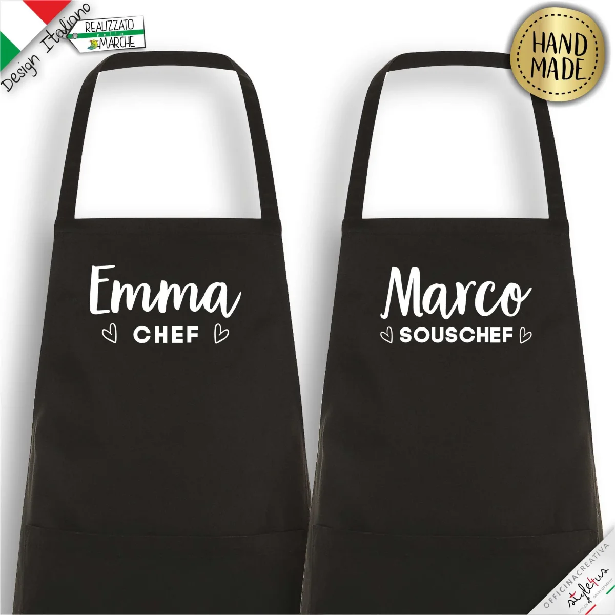2 Grembiuli personalizzati "Chef" e "Souschef" - immagine 7
