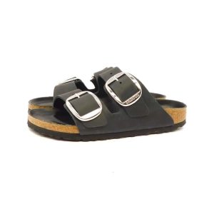 Birkenstock ciabatta Arizona Big Buckle nera