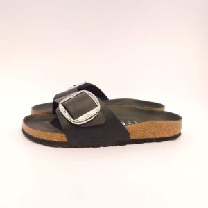 Birkenstock ciabatta Madrd Buckle nero