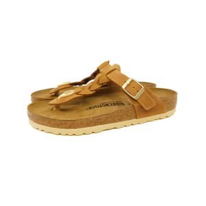 Birkenstock infradito Gizeh Braided Cognac