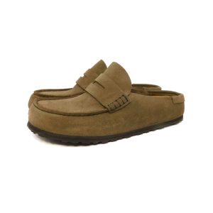 Birkenstock sabot Naples Wrapped Concrete grigio