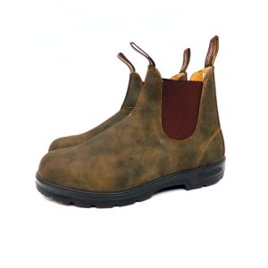 Blundstone stivaletto Elastic Lined ingrassato marrone