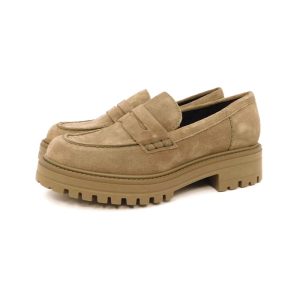 Brunelli mocassino tortora carrarmato