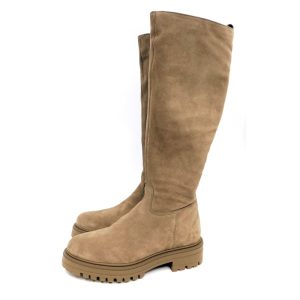 Brunelli stivale camoscio tortora