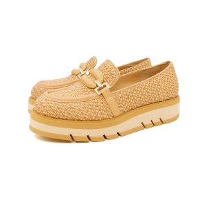 Bruno Premi mocassino rafia morsetto