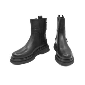 Bruno Premi tronchetto zip posteriore con fibbia