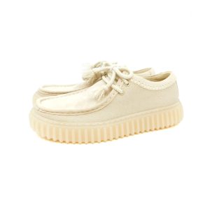 Clarks bassa lacci Torhill Lo Bianco sporco