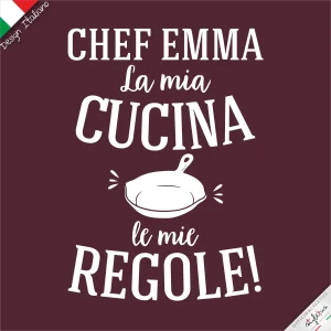 Grembiule "la mia cucina le mie regole"