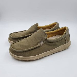 Dude pantofola tessuto