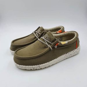 Dude bassa lacci tessuto