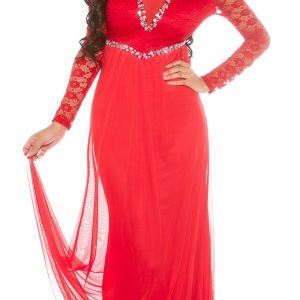 Abito da cerimonia AL003 rosso