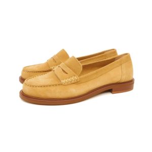 Elisa Lanci mocassino camoscio