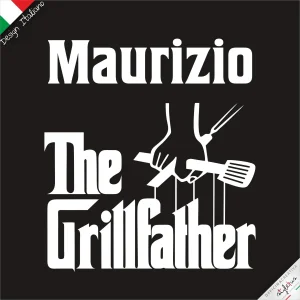 Grembiule personalizzato "Grillfather"