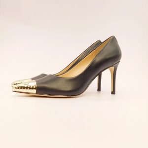 Guess Décolleté nero puntale oro