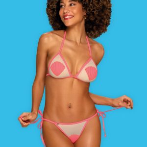 Micro bikini sexy costume da bagno  CB208 rosa