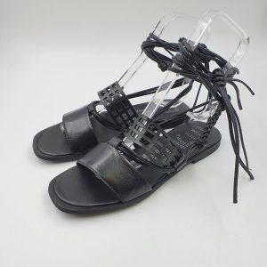 Mius sandalo nero 2 fasce