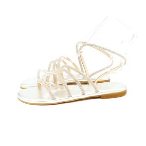 Mosaic sandalo multi fascia strass