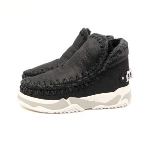 Mou Eskimo Trainer Logo gioiello nero