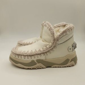 Mou tronchetto Eskimo in pelle