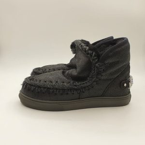 Mou tronchetto Eskimo nero brillantini