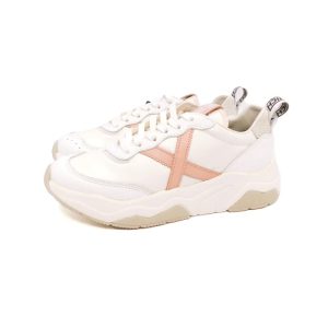 Munich sneaker Wave bianco rosa