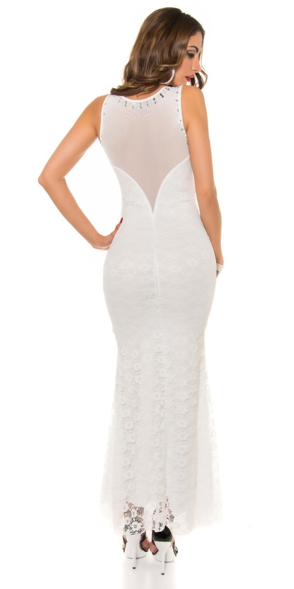 Abito da cerimonia AL012 bianco - immagine 3