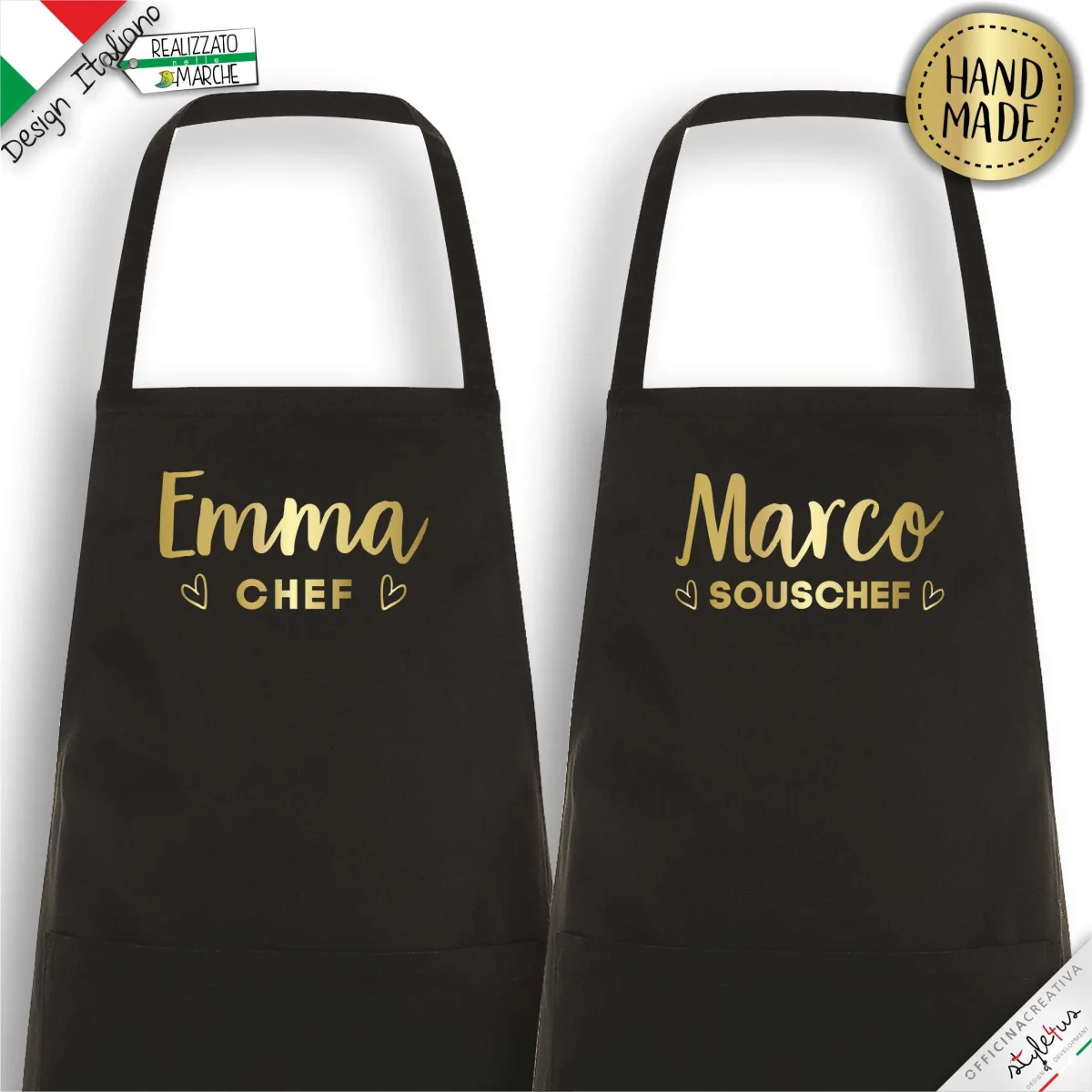 2 Grembiuli personalizzati "Chef" e "Souschef" - immagine 9