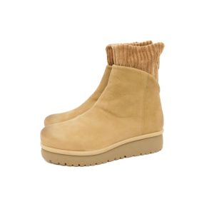 Patrizia Bonfanti tronchetto nabuk velluto fango