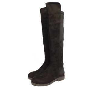 Uma Parker stivale cuissardes bimateriale